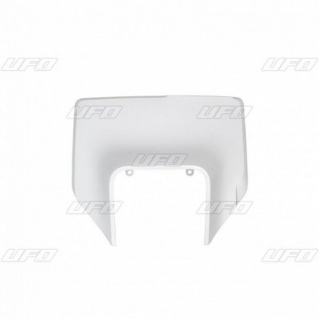 Plaque numéro frontale UFO blanc Husqvarna FE / TE Plaque numéro frontale UFO blanc Husqvarna FE / TE