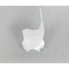 Plaque numéro frontale UFO 250 KXF 2017 - /450 16- Blanc