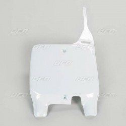 Plaque avant UFO 125 RM / 250 RM 1999 à 2000 Blanc