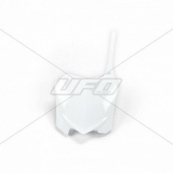 Plaque numéro frontale UFO blanc Honda 250 CRF / 450 CRF