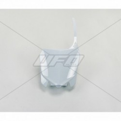 Plaque numéro frontale UFO blanc Honda 250 CRF / 450 CRF