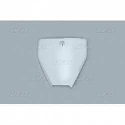 Plaque numéro frontale UFO blanc Husqvarna 85 TC