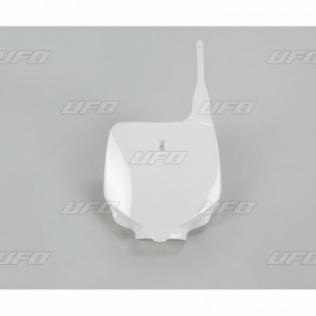 Plaque numéro frontale UFO blanc Kawasaki Plaque numéro frontale UFO blanc Kawasaki