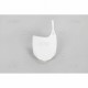 Plaque numéro frontale UFO blanc Kawasaki 450 KXF
