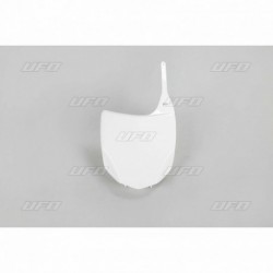 Plaque numéro frontale UFO blanc Kawasaki 450 KXF