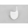 Plaque numéro frontale UFO blanc Kawasaki 450 KXF