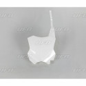 Plaque numéro frontale UFO blanc Kawasaki 450 KXF