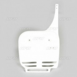 Plaque numéro frontale UFO blanc Kawasaki 60 KX