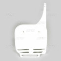 Plaque numéro frontale UFO blanc Kawasaki 60 KX