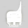 Plaque numéro frontale UFO blanc Kawasaki 60 KX