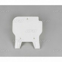 Plaque numéro frontale UFO blanc Kawasaki 80 KX