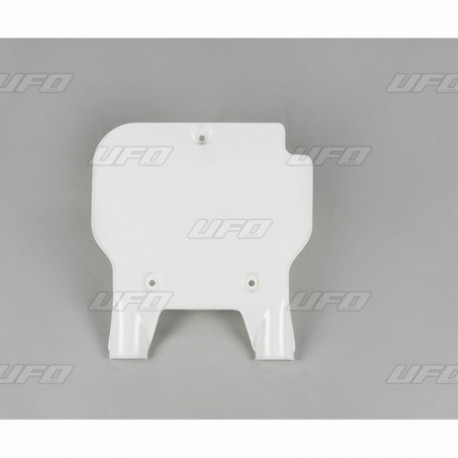 Plaque numéro frontale UFO blanc Kawasaki 80 KX