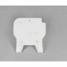 Plaque numéro frontale UFO blanc Kawasaki 80 KX