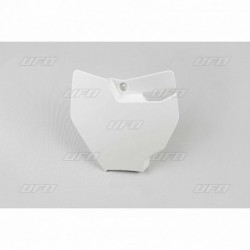 Plaque numéro frontale UFO blanc KTM 65 SX