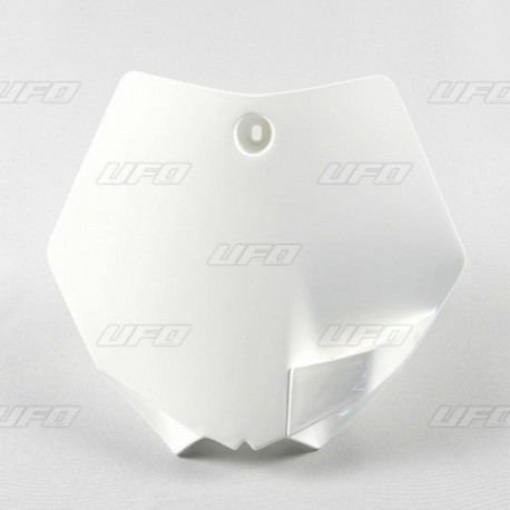 Plaque numéro frontale UFO blanc KTM 65 SX