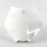 Plaque numéro frontale UFO blanc KTM 65 SX