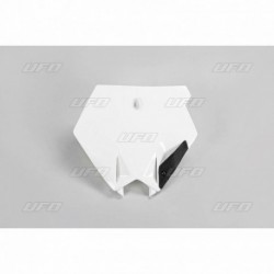 Plaque numéro frontale UFO blanc KTM 85 SX
