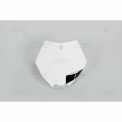 Plaque numéro frontale UFO blanc KTM 85 SX