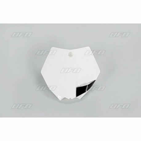 Plaque numéro frontale UFO blanc KTM 85 SX Plaque numéro frontale UFO blanc KTM 85 SX