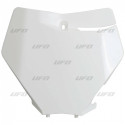 Plaque numéro frontale UFO blanc KTM SX / SXF