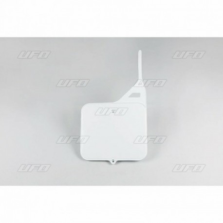 Plaque numéro frontale UFO blanc Suzuki 125 RM / 250 RM