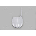 Plaque avant UFO 250 YZF / 250 WRF 19- 450 18- Blanc