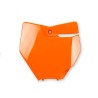 Plaque numéro frontale UFO SX / SXF 2016 à 2022 Fluo Orange