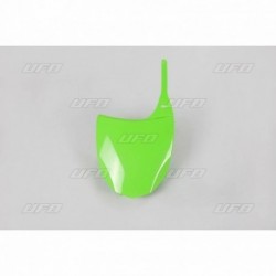 Plaque numéro frontale UFO vert Kawasaki 250 KXF