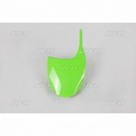 Plaque numéro frontale UFO vert Kawasaki 250 KXF Plaque numéro frontale UFO vert Kawasaki 250 KXF