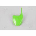 Plaque numéro frontale UFO vert Kawasaki 450 KXF