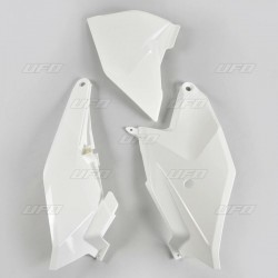 Paire de plaques latérales UFO KTM 85 SX 2018 Blanc