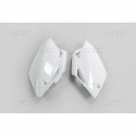 Plaques latérales UFO HONDA 150 CRF Blanc