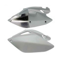 Plaques latérales UFO blanc Honda 250 CRF