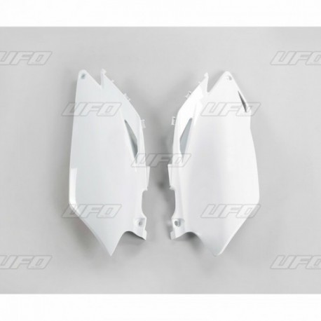Plaques latérales UFO 250 CRF 2010 à 2013 / 450 CRF 2009 à 2012 Blanc