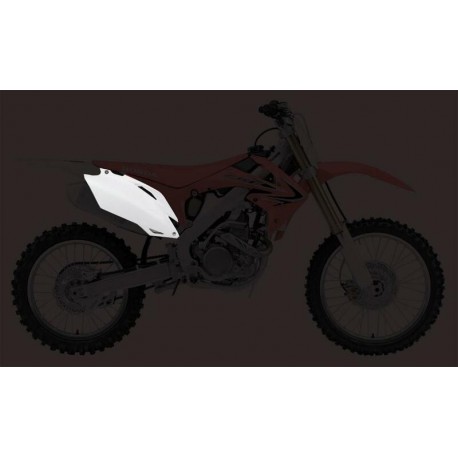 Plaques latérales UFO blanc Honda 250 CRF / 450 CRF