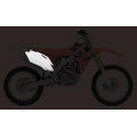 Plaques latérales UFO blanc Honda 250 CRF / 450 CRF