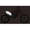 Paire de plaques latérales UFO blanc Honda 250 CRF / 450 CRF