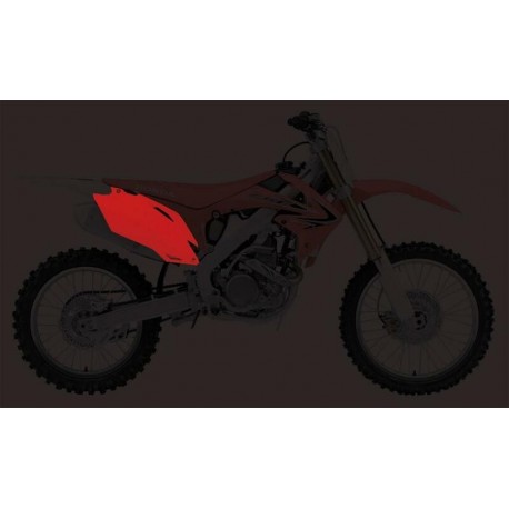 Plaques latérales UFO 250 CRF / 450 CRF Rouge