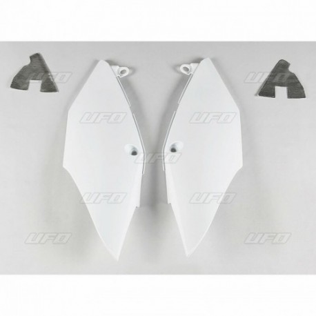 Plaques latérales UFO 450 CRF R/RX 2017 à 2020 Blanc