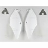 Paire de plaques latérales UFO 450 CRF R/RX 2017 à 2020 Blanc