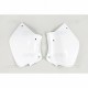 Plaques latérales UFO blanc Honda 250 XR / 400 XR
