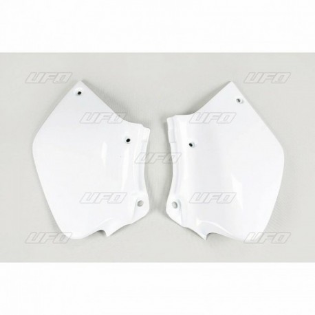 Plaques latérales UFO blanc Honda 250 XR / 400 XR