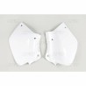Paire de plaques latérales UFO blanc Honda 250 XR / 400 XR