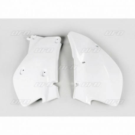 Plaques latérales UFO blanc Honda 650 XR