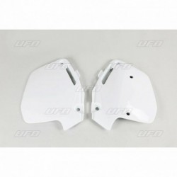 Plaques latérales UFO 125 CR / 250 CR / 500 CR 1991 Blanc