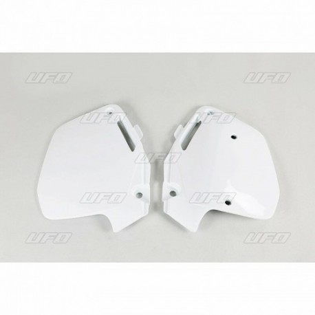 Plaques latérales UFO 125 CR / 250 CR / 500 CR 1991 Blanc