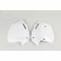 Plaques latérales UFO 125 CR / 250 CR / 500 CR 1991 Blanc