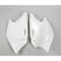Plaques latérales UFO blanc Kawasaki 250 KXF