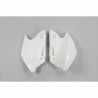 Paire de plaques latérales UFO 250 KXF 2006 à 2008 Blanc