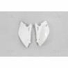 Paire de plaques latérales UFO blanc Kawasaki 250 KXF